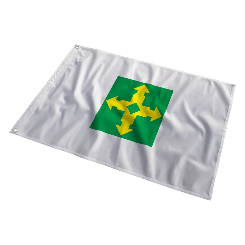 Bandeira do Distrito Federal tremulando