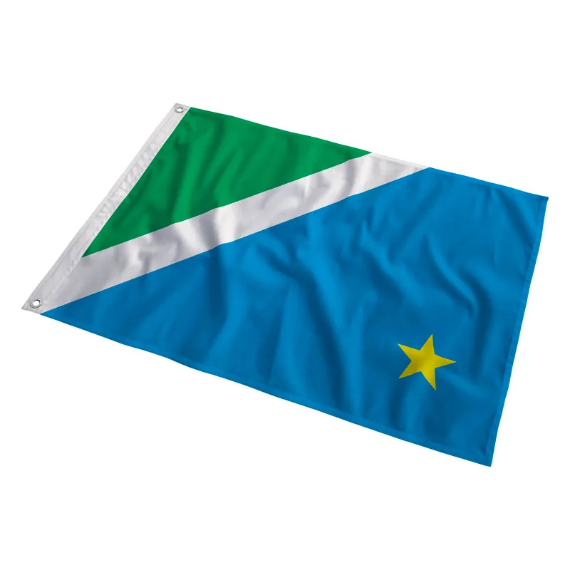 Bandeira de Mato Grosso do Sul tremulando